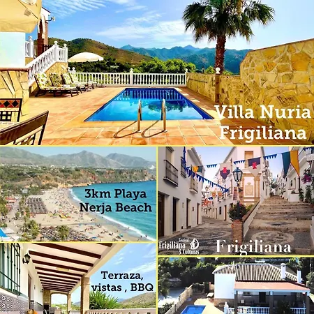 Nuria, Private Pool, Parking, Bbq, 5 Minutes From Frigiliana, Nerja And Its Beaches, Easy Access Villa *