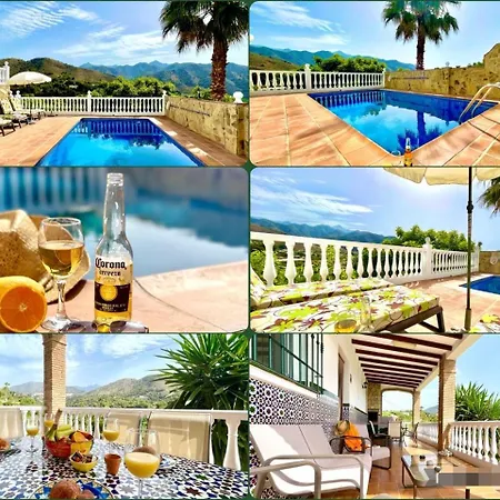 Nuria, Private Pool, Parking, Bbq, 5 Minutes From Frigiliana, Nerja And Its Beaches, Easy Access *