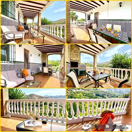 Villa Nuria, Private Pool, Parking, Bbq, 5 Minutes From Frigiliana, Nerja And Its Beaches, Easy Access
