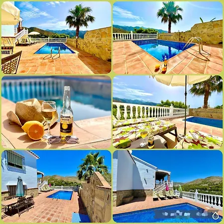 Villa Nuria, Private Pool, Parking, Bbq, 5 Minutes From Frigiliana, Nerja And Its Beaches, Easy Access *