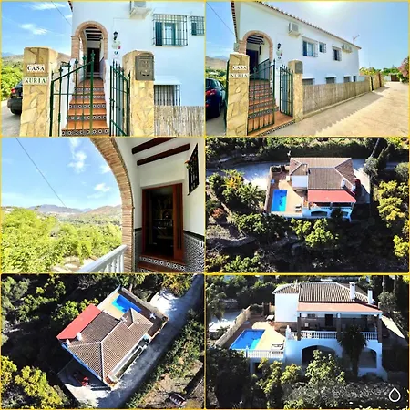 Nuria, Private Pool, Parking, Bbq, 5 Minutes From Frigiliana, Nerja And Its Beaches, Easy Access Villa